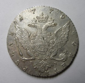 1 РУБЛЬ 1770 г. В СОХРАНЕ !!!
