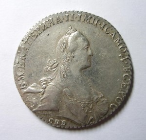 1 РУБЛЬ 1770 г. В СОХРАНЕ !!!