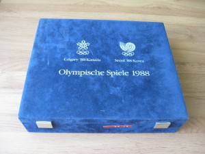 Олимпиада 88 Калгари/Сеул. 43 монеты в суперкоробке.