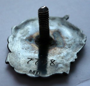 Отличник ВМФ, серебро, на доке