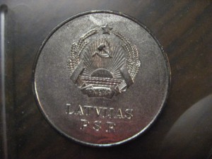 Школьная медаль Латвийской ССР.