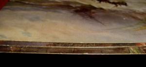 3 открытки Живопись Золочёные торцы!