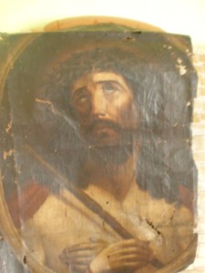 Холст. Икона. Иисус.