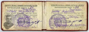 Отвага(53г.)+Отвага(66г.)+партизанский билет на одного