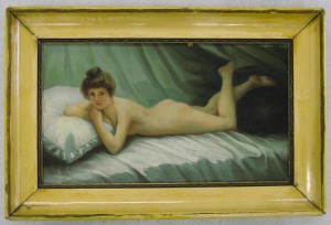 НЮ на кровати... начало 20 века