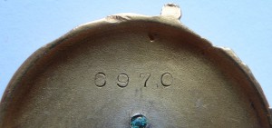 Орден Ленина винт № 6970 с № на пятке винта 724