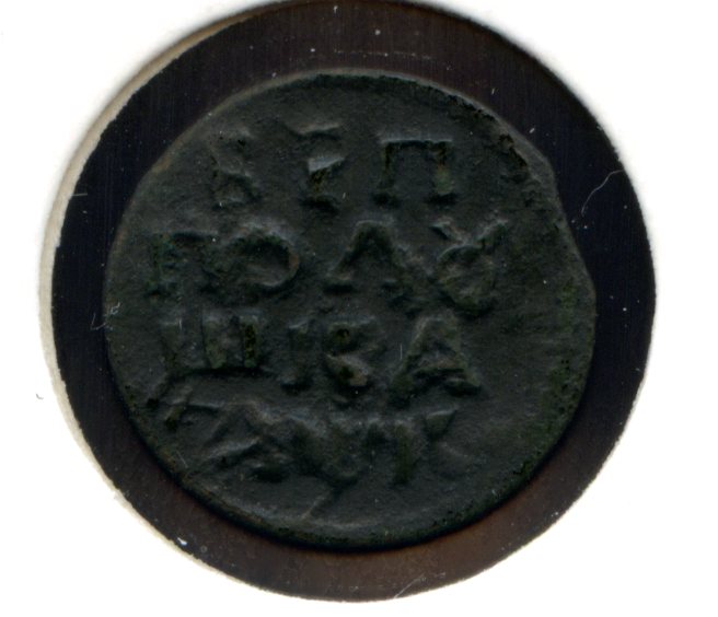 Полушки Петра ВРП 1719 - 1721 есть редкие