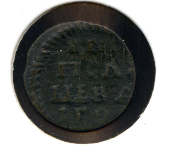 Полушки Петра ВРП 1719 - 1721 есть редкие