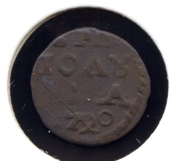 Полушки Петра ВРП 1719 - 1721 есть редкие
