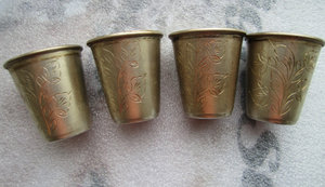 Серебро 875 рюмки, стопки, щипцы для сахара.