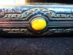 Портсигар "Чененые Узоры" серебро