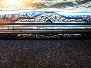 Портсигар "Чененые Узоры" серебро