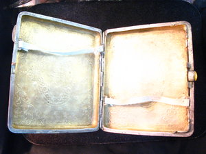 Портсигар "Чененые Узоры" серебро