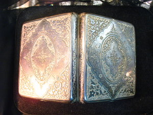 Портсигар "Чененые Узоры" серебро