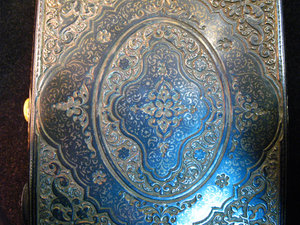 Портсигар "Чененые Узоры" серебро