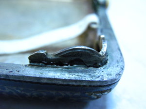 Портсигар "Чененые Узоры" серебро