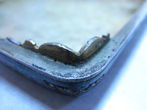 Портсигар "Чененые Узоры" серебро