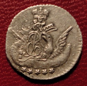 5 копеек 1761 г. (облачные) Биткин R - Тираж 300 тыс.