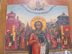мч. Вонифатий в житии, аналой.