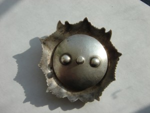 Невский. С пробивкой. Целый. Позолота. Эмаль целая.