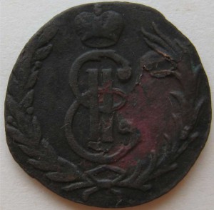 1 КОПЕЙКА 1767 ГОД СИБИРЬ БЕЗ БУКВ МД