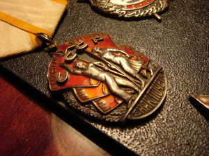 Знак Заслуженный работник НКВД с доком+ордена БКЗ,ЗП,ЗБЗ.