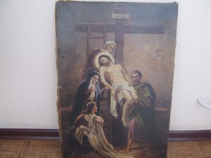 СНЯТИЕ СО КРЕСТА. (холст)