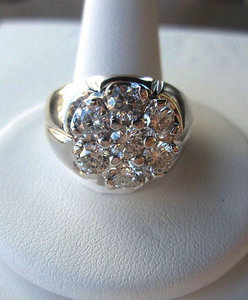 Перстень мужской с бриллиантами