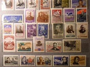 Немного чистых марок СССР до 1961 г.