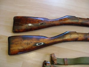Красивые ДОвоенные приклады на Мосина.