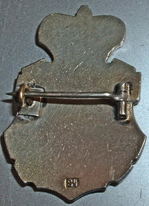 ШИКАРНЫЙ Знак Великое Княжество Финляндское Серебро 84