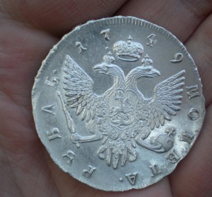 Рубль 1749 СПБ