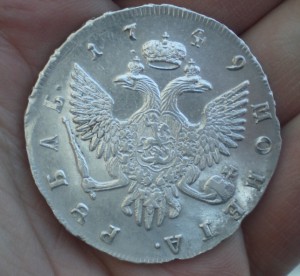Рубль 1749 СПБ