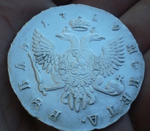 Рубль 1749 СПБ