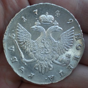 Рубль 1749 СПБ