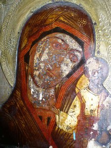 Казанская Богоматерь. Оклад.