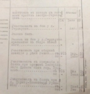 Архив штабс-капитана,а потом полковника РККА  Трояновского.