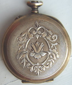 Корпус карманных часовъ, серебро