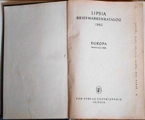 BRIEFMARKEN Каталог 1962 г. Лейпциг