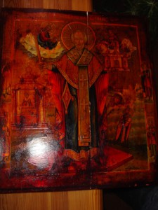 Св.Николай Можайский с предст-ми, анг. хр., чудесами, 1906 г