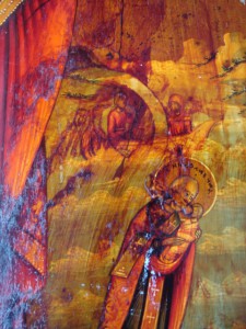 Св.Николай Можайский с предст-ми, анг. хр., чудесами, 1906 г