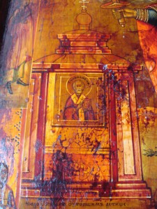 Св.Николай Можайский с предст-ми, анг. хр., чудесами, 1906 г