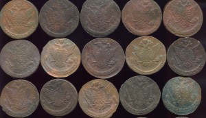 5 копеек 1763 - 1796 ЕМ