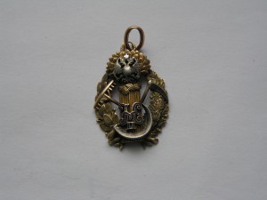 Золотой жетон корреспондента.