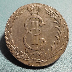Гривенник 1776 КМ