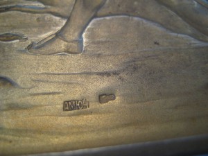 Портсигар Витязь 164 гр.