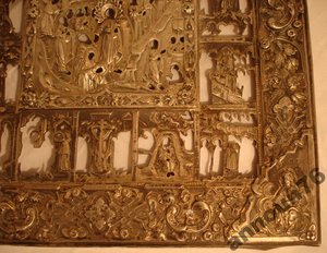 Икона Праздники в Серебре Серебряный Оклад 84 пр. 1870 год