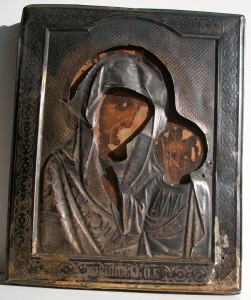Икона Богородица Казанская. Оклад 84 пр.