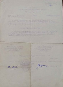 Комплект наград на Павловского