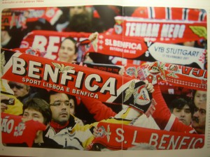 2 програмки и 2 бил. на матч Benfica - Stuttgart 24/02/2011